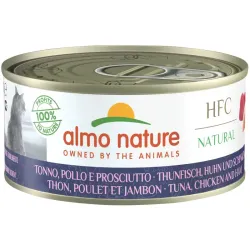 Almo Nature HFC Natural tuńczyk, kurczak, szynka 150G